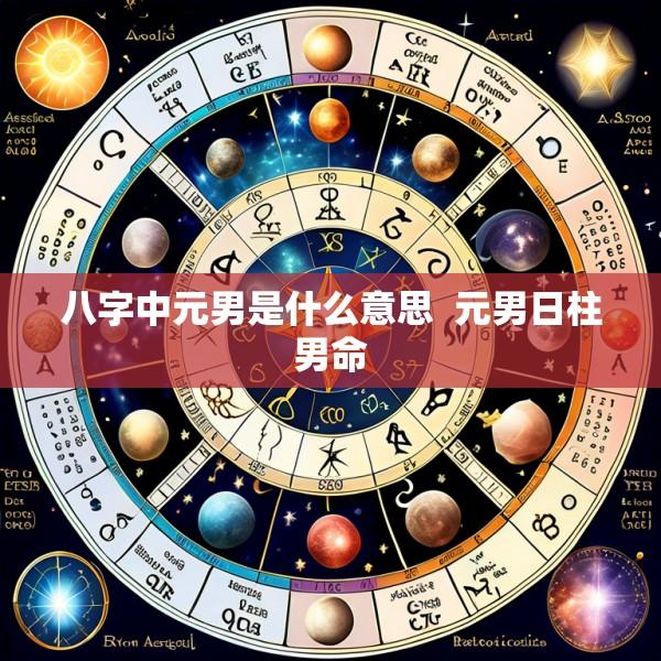 八字中元男是什么意思  元男日柱男命