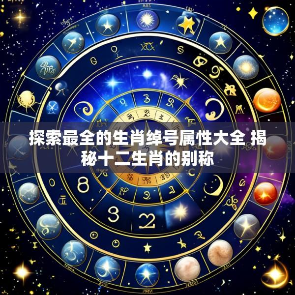 探索最全的生肖绰号属性大全 揭秘十二生肖的别称