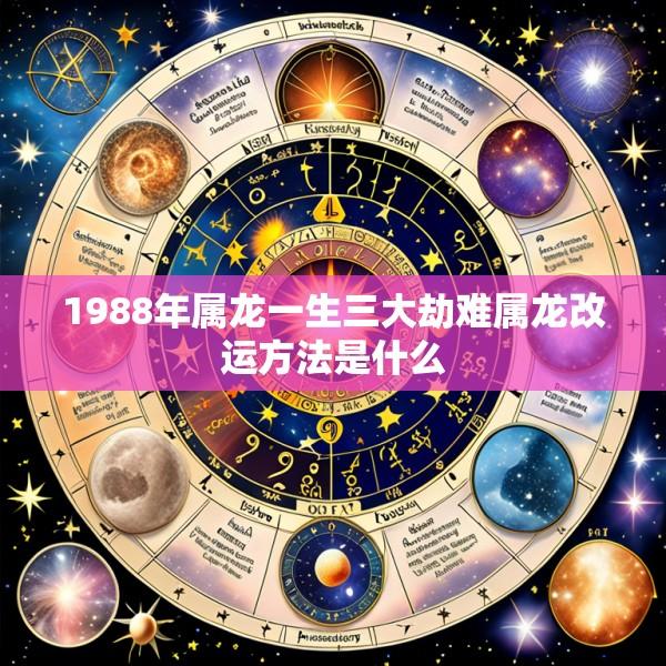 1988年属龙一生三大劫难属龙改运方法是什么