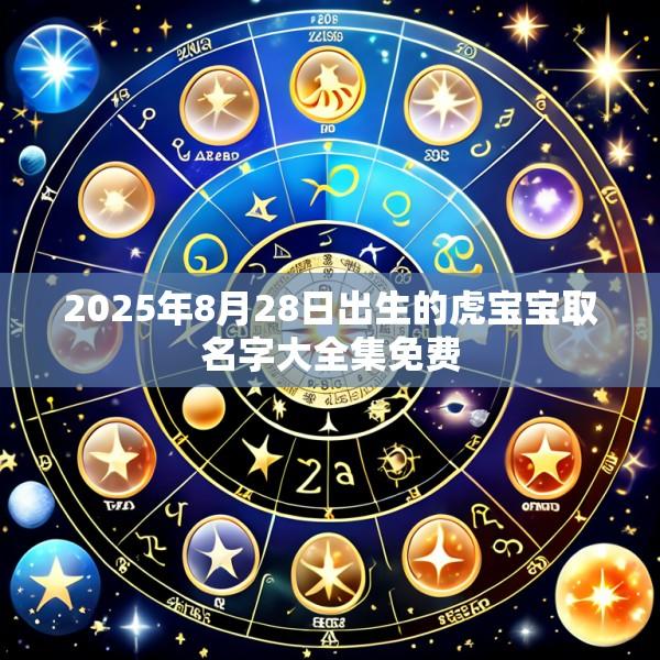 2025年8月28日出生的虎宝宝取名字大全集免费