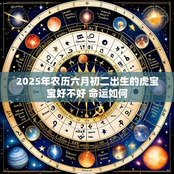 2025年农历六月初二出生的虎宝宝好不好 命运如何