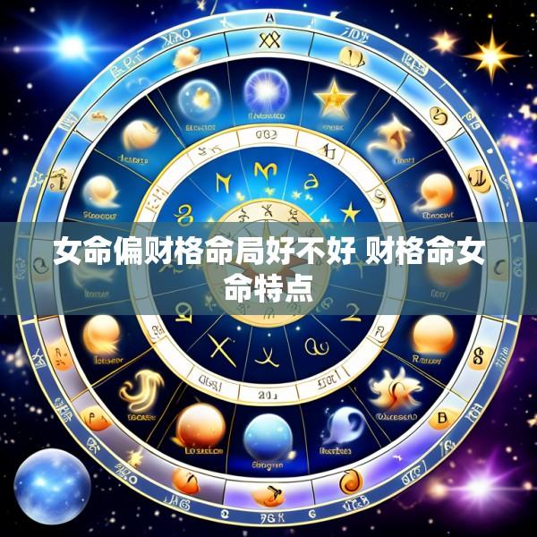 女命偏财格命局好不好 财格命女命特点