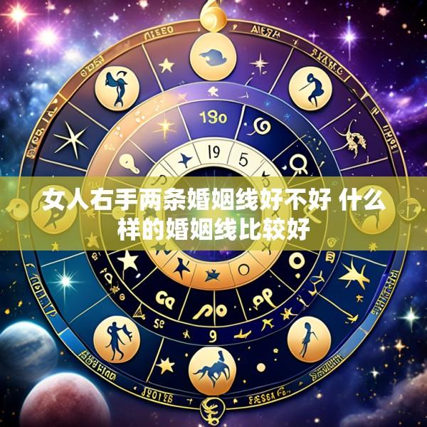 女人右手两条婚姻线好不好 什么样的婚姻线比较好