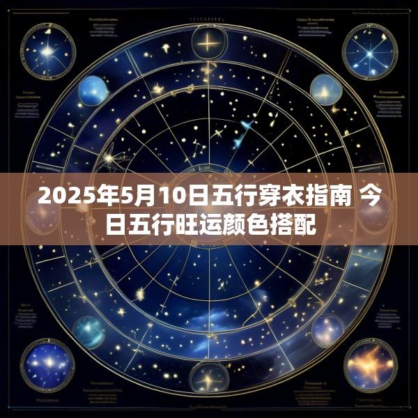 2025年5月10日五行穿衣指南 今日五行旺运颜色搭配
