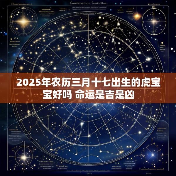 2025年农历三月十七出生的虎宝宝好吗 命运是吉是凶