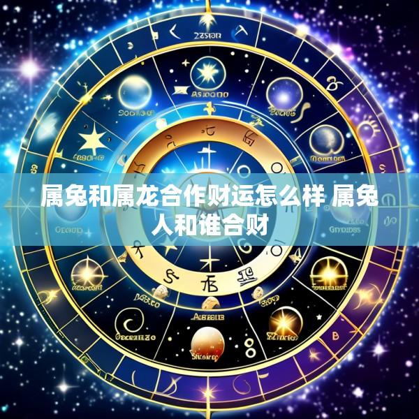 属兔和属龙合作财运怎么样 属兔人和谁合财