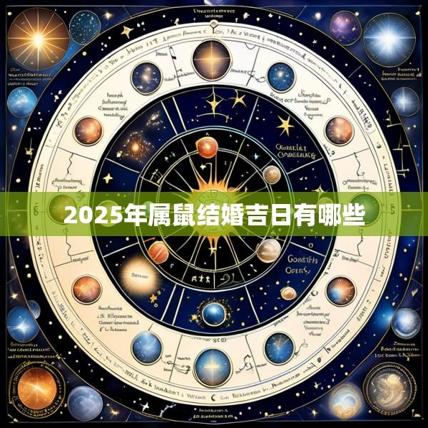 2025年属鼠结婚吉日有哪些