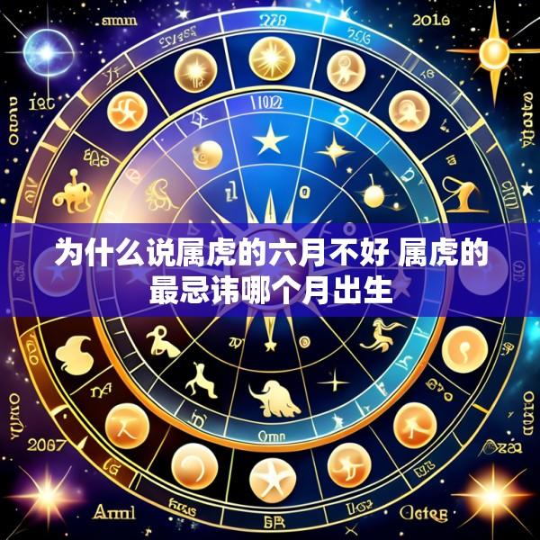 为什么说属虎的六月不好 属虎的最忌讳哪个月出生