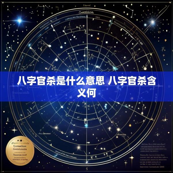 八字官杀是什么意思 八字官杀含义何