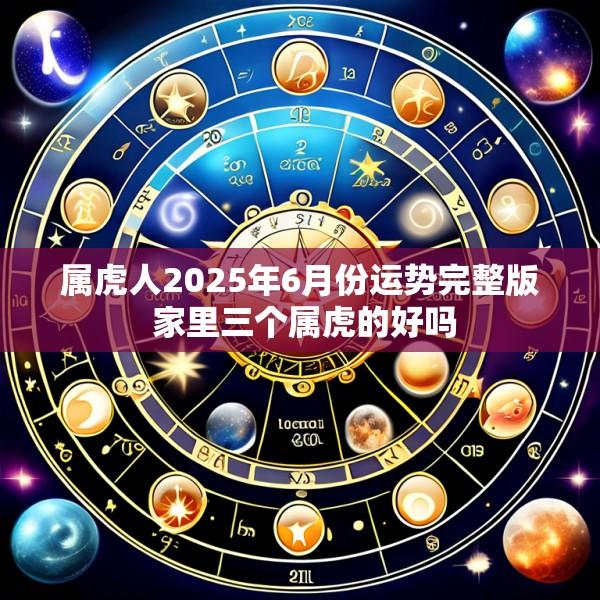 属虎人2025年6月份运势完整版 家里三个属虎的好吗