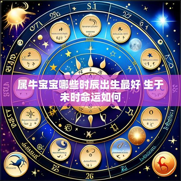 属牛宝宝哪些时辰出生最好 生于未时命运如何