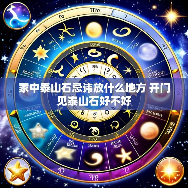 家中泰山石忌讳放什么地方 开门见泰山石好不好