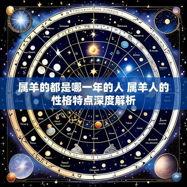 属羊的都是哪一年的人 属羊人的性格特点深度解析