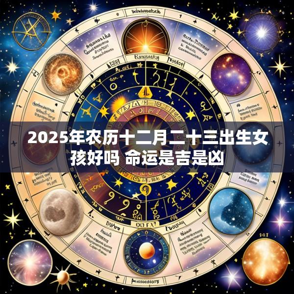 2025年农历十二月二十三出生女孩好吗 命运是吉是凶