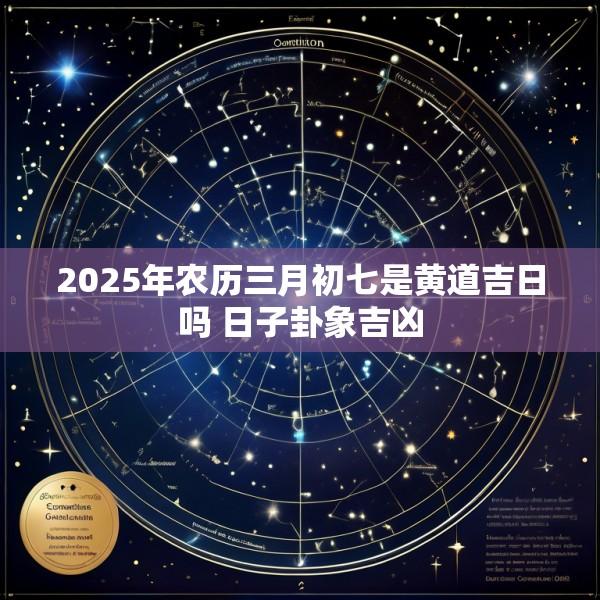 2025年农历三月初七是黄道吉日吗 日子卦象吉凶