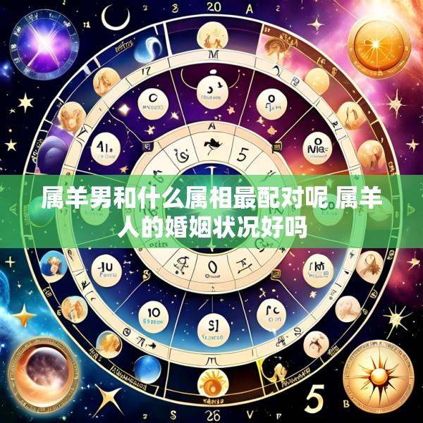 属羊男和什么属相最配对呢 属羊人的婚姻状况好吗