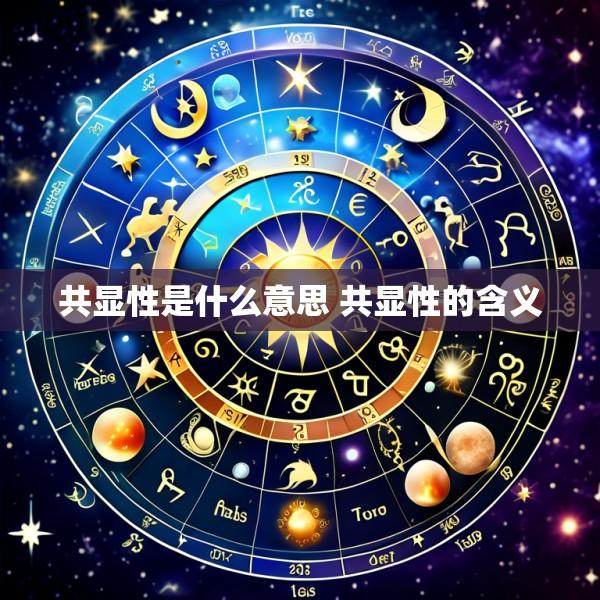 共显性是什么意思 共显性的含义