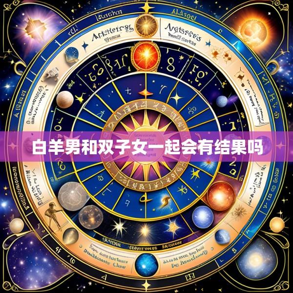 白羊男和双子女一起会有结果吗