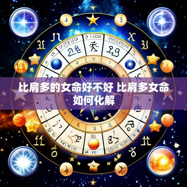 比肩多的女命好不好 比肩多女命如何化解