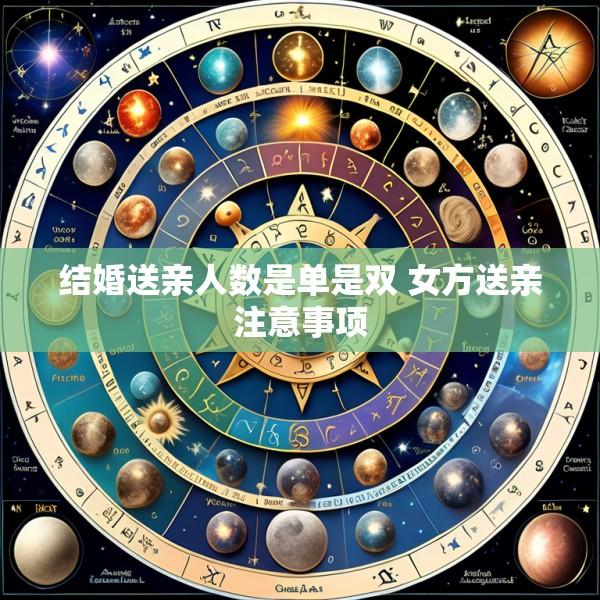 结婚送亲人数是单是双 女方送亲注意事项