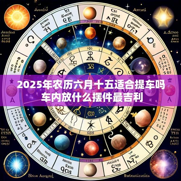 2025年农历六月十五适合提车吗 车内放什么摆件最吉利