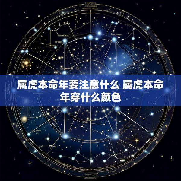 属虎本命年要注意什么 属虎本命年穿什么颜色