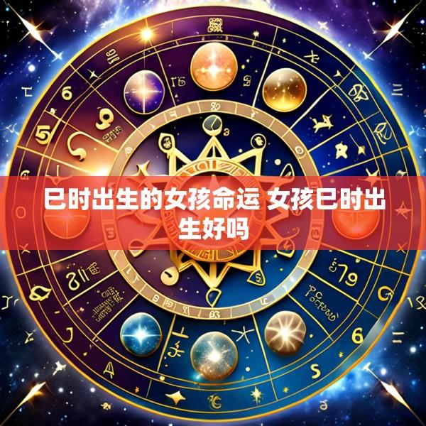 巳时出生的女孩命运 女孩巳时出生好吗