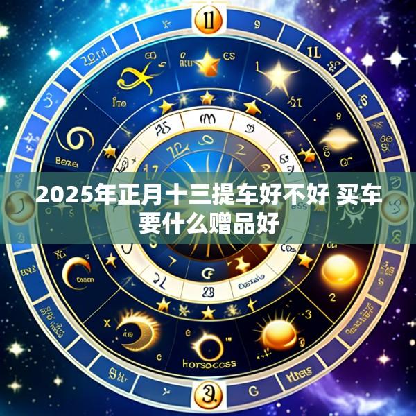 2025年正月十三提车好不好 买车要什么赠品好