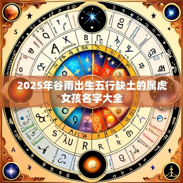 2025年谷雨出生五行缺土的属虎女孩名字大全