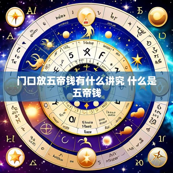 门口放五帝钱有什么讲究 什么是五帝钱