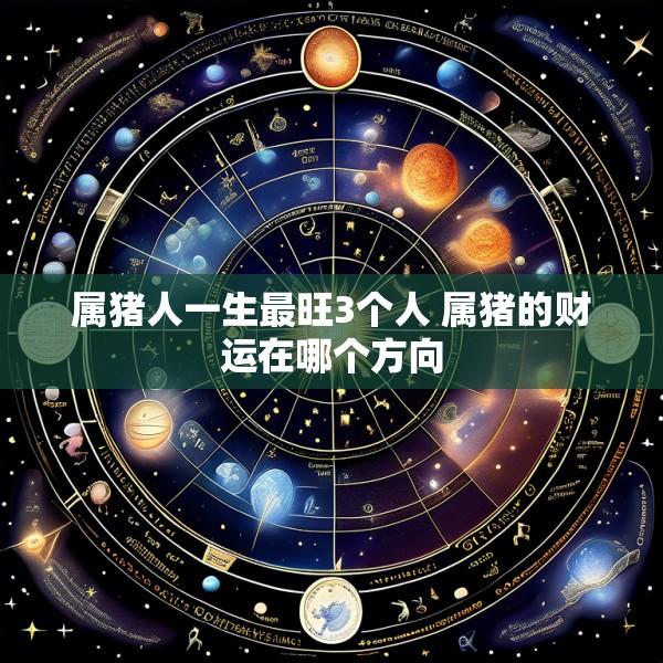 属猪人一生最旺3个人 属猪的财运在哪个方向