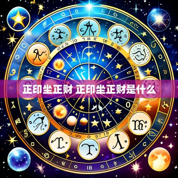 正印坐正财 正印坐正财是什么