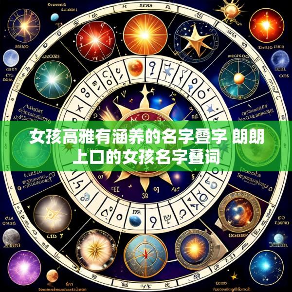 女孩高雅有涵养的名字叠字 朗朗上口的女孩名字叠词