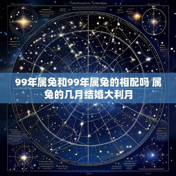 99年属兔和99年属兔的相配吗 属兔的几月结婚大利月