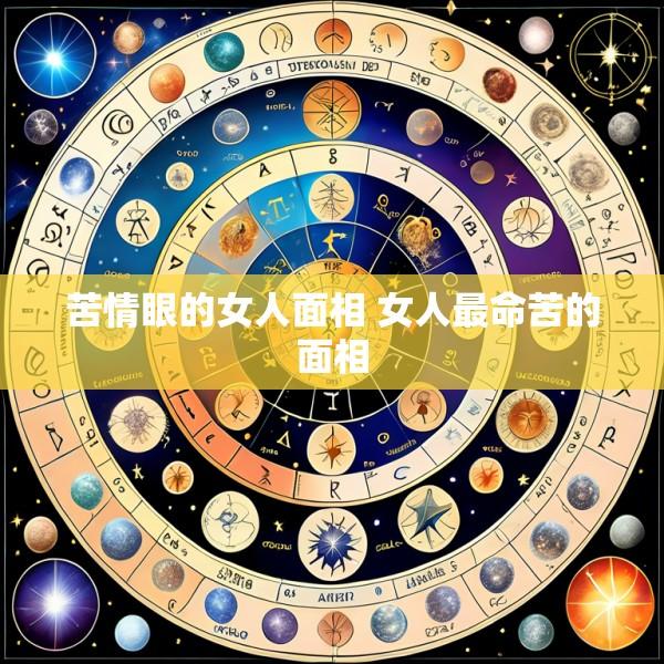 苦情眼的女人面相 女人最命苦的面相