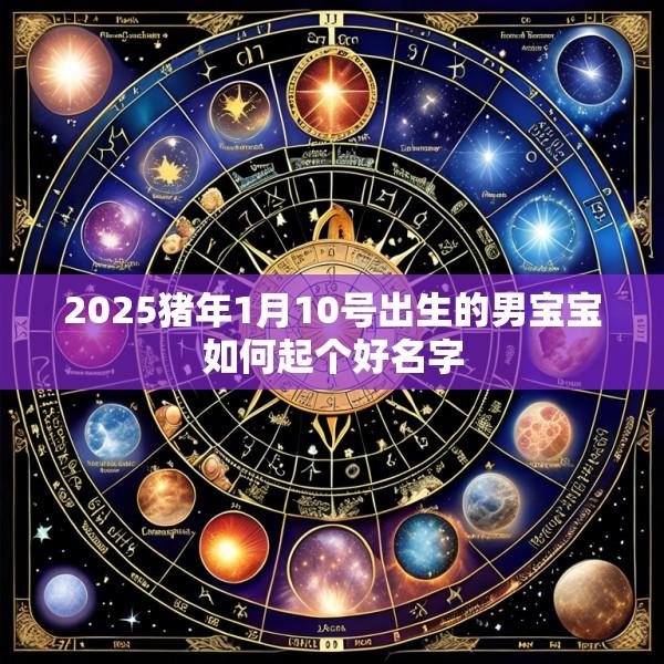 2025猪年1月10号出生的男宝宝如何起个好名字