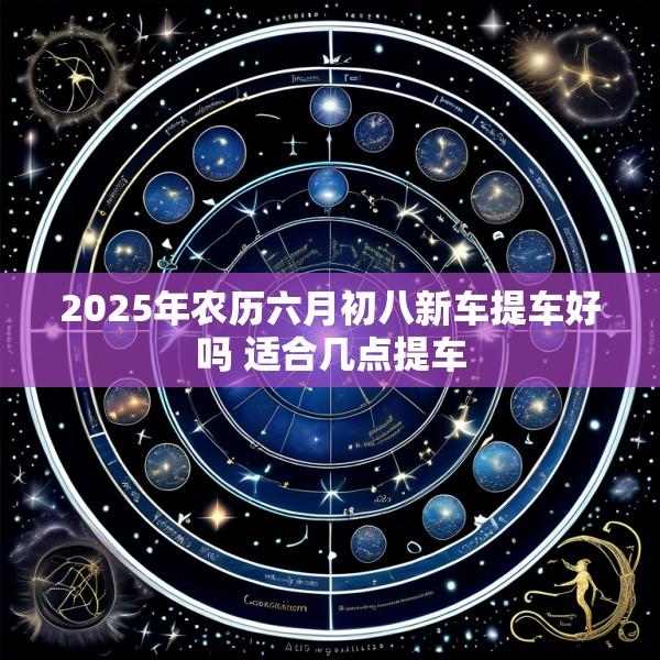 2025年农历六月初八新车提车好吗 适合几点提车