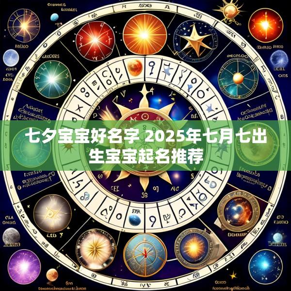 七夕宝宝好名字 2025年七月七出生宝宝起名推荐