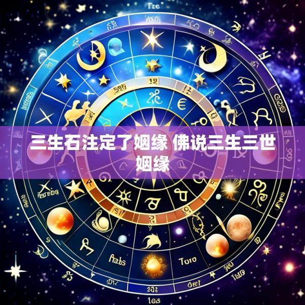 三生石注定了姻缘 佛说三生三世姻缘