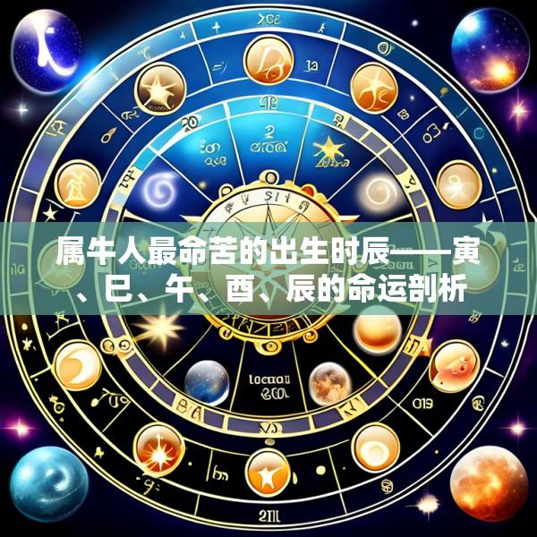 属牛人最命苦的出生时辰——寅、巳、午、酉、辰的命运剖析