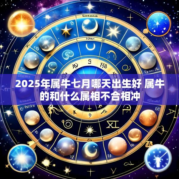 2025年属牛七月哪天出生好 属牛的和什么属相不合相冲