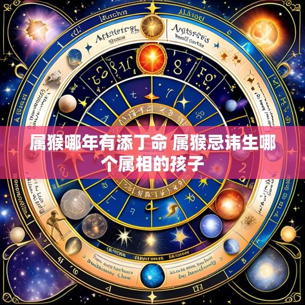 属猴哪年有添丁命 属猴忌讳生哪个属相的孩子