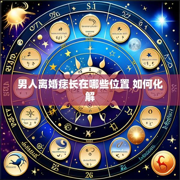男人离婚痣长在哪些位置 如何化解