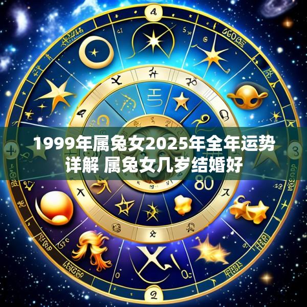 1999年属兔女2025年全年运势详解 属兔女几岁结婚好