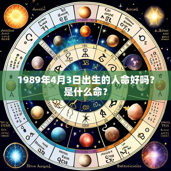 1989年4月3日出生的人命好吗？是什么命？