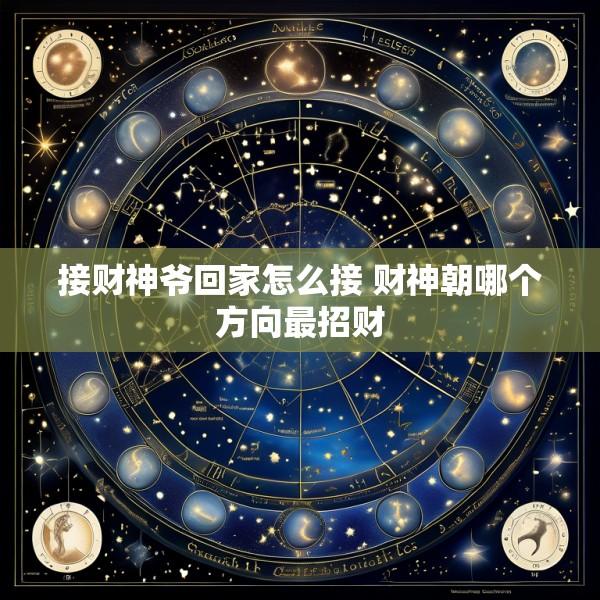 接财神爷回家怎么接 财神朝哪个方向最招财