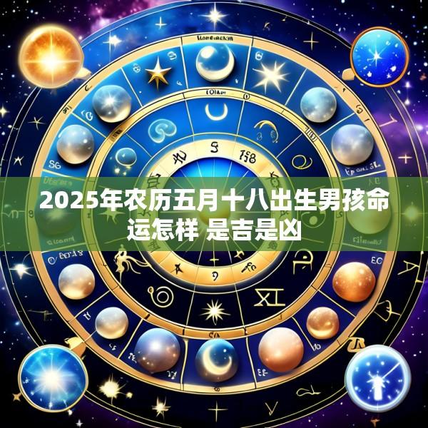 2025年农历五月十八出生男孩命运怎样 是吉是凶