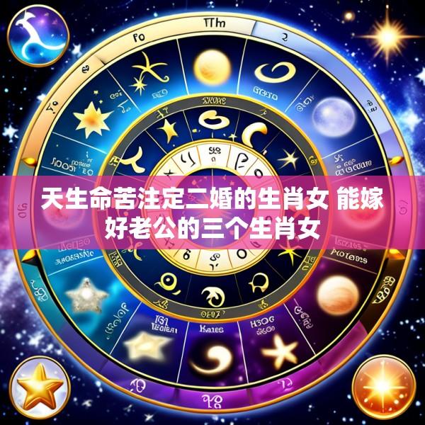 天生命苦注定二婚的生肖女 能嫁好老公的三个生肖女