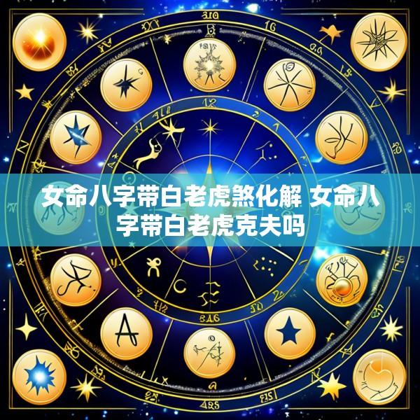 女命八字带白老虎煞化解 女命八字带白老虎克夫吗