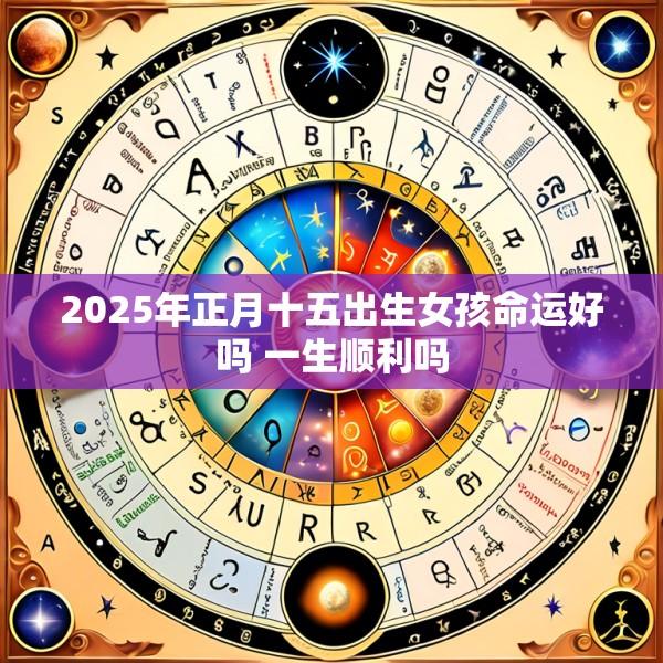 2025年正月十五出生女孩命运好吗 一生顺利吗